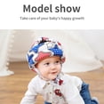 thumbnail image 2 of Casco De Seguridad Para Bebés, Protector De Cabeza Para Niños Pequeños, Sombrero Anticaída Infantil, Esponja Acolchada, Peso Ultraligero, Protección De Aprendizaje Para Caminar Para Bebés seitruly BA000751-04, 2 of 5