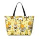 thumbnail image 2 of Disketp Garden Honeybee Gnomes Bolsa de Playa de Gran Capacidad, Bolso Impermeable y a Prueba de Arena para Mujer, Ideal para Playa, Piscina y Natación, 2 of 7