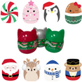 thumbnail image 3 of Squishmallows Stuffed Animals & Plush Toys, Christmas Mystery Plush, 4", 3 Count, 3 of 4