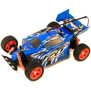 ALEKO 1/18 Buggy 27MHz AAA Battery Remote Control Car, Blue