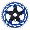 thumbnail image 2 of WFS Helix Chainring w/ Spider Sprocket 44T 1/8" 110mm Old School BMX , Blue # WFS3066, 2 of 6