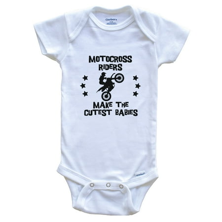 

Motocross Riders Make The Cutest Babies Funny Motocross Baby Bodysuit