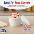 thumbnail image 5 of MT Products Paper Soup Cups - 8 oz. Hot Food or Cold Ice Cream Cups - Pack of 250, 5 of 7