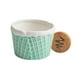 thumbnail image 2 of Vajilla de cerámica con forma de galleta, versátil, para decoración del hogar. Agarre de la copa verde, 2 of 9