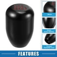 thumbnail image 3 of Unique Bargains 6 Speed Universal Car Gear Shift Knob Stick Shifter Handle Car Interior Shift Knob Black, 3 of 6