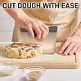 thumbnail image 2 of Zulay Kitchen Multi-purpose Stainless Steel Bench Scraper & Chopper Quick & Easy Perfect Cuts Gray, 2 of 7