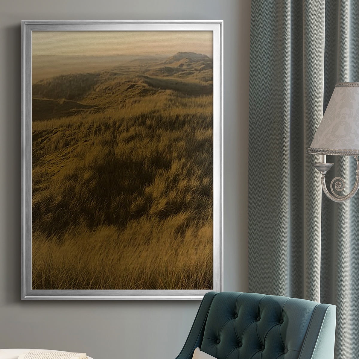 Golden Fog I Premium Framed Print - Ready to Hang