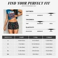 thumbnail image 3 of Kdxio Feathers And Butterflies Print Workout Shorts for Women Seamless Soft Smooth Gym Yoga Scrunch Active Shorts, 3 of 5