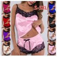 thumbnail image 3 of Pijamas sexuales Sedin Ropa de hogar para mujer Conjunto de pijamas de encaje cómodo de talla grande, 3 of 6