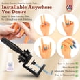 thumbnail image 5 of SAVILAND Practice Hand for Acrylic Nails: Flexible & Realistic Nail Practice Hand Mannequin Hand Silicone Nail Hand Practice with 120PCS Nail Tips Nail Glue for Beginners Manicure Training Home, 5 of 7