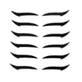 thumbnail image 1 of Pegatinas Para Delineador De Ojos, Adhesivo Para Delineador De Ojos, Pegatinas Reutilizables Para Maquillaje De Párpados 6 Pares Vogacara CE008350-06, 1 of 6