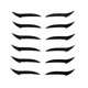 thumbnail image 1 of 6 pares de pegatinas delineador de ojos para ojos, delineador de ojos adhesivo, pegatinas de maquillaje de párpados reutilizables, 1 of 8