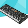 thumbnail image 2 of Órgano electrónico de 61 teclas para niños con micrófono, piano eléctrico, teclado electrónico educativo musical con enchufe estadounidense, 2 of 8