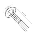 thumbnail image 3 of Enrejado para plantas trepadoras con forma de paraguas, marco de soporte reutilizable para flores, ideal para rosas, enredaderas y decoración de jardín., 3 of 5