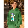 thumbnail image 2 of Unicorn Dabbing Hoodie Women -SPIdeals Designs, Female 4X-Large, 2 of 4