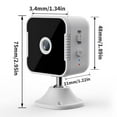 thumbnail image 3 of Indoor Security Camera, Wireless Wifi Camera for Home, 2K Qhd Night Vision, 2-Way Audio, Motion Detection Alert, Phone App, Pet & Baby Monitor, 3 of 9
