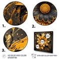 thumbnail image 3 of Designart "Tranquility in Boho Mandala Flower III" Geometric Wall Art - Bohemian Yellow Boho Mandala Entryway Wall Art, 3 of 6
