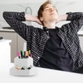 thumbnail image 1 of unbranded Plastic Rotating Pen Holder for Desk with Ample Storage and Elegant Style, 1 of 7