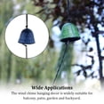 thumbnail image 4 of Advancent Campana de viento de estilo japonés de Metal para interior y exterior, diseño de escena DIY, adorno colgante de hierro fundido, decoración del Decoración del hogar Azul Advancent HA065371-02, 4 of 6