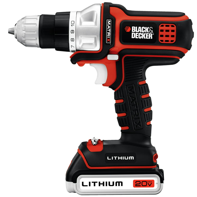 BLACK+DECKER - 18V System Drill Driver + 200mA charger + 1.5Ah battery –