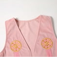 thumbnail image 6 of mgoYE Girls Outfit Western Cowboy Outfit Kids' Vest & Bandana Set with Hat(Pink,2-3 Years), 6 of 7