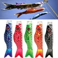 thumbnail image 2 of Japanese Koinobori, Symbol Of Strength And Courage, Decorative Windsock For Outdoor Decoration In Gardens, Restaurants, And Festivals, 2 of 5