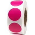 thumbnail image 1 of Autocollants à Pois Circulaires, 0.75 Pouce Rond, 500 Étiquettes sur un Rouleau, 1 of 1