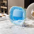 thumbnail image 4 of Kugisaki 4 PCS Plastic Serving Trays With Base For Party Dinner Plates Dishwasher Plastic Plates Reusable Lightweight Plates For Kitchen Or Camping on Clearance, 4 of 9