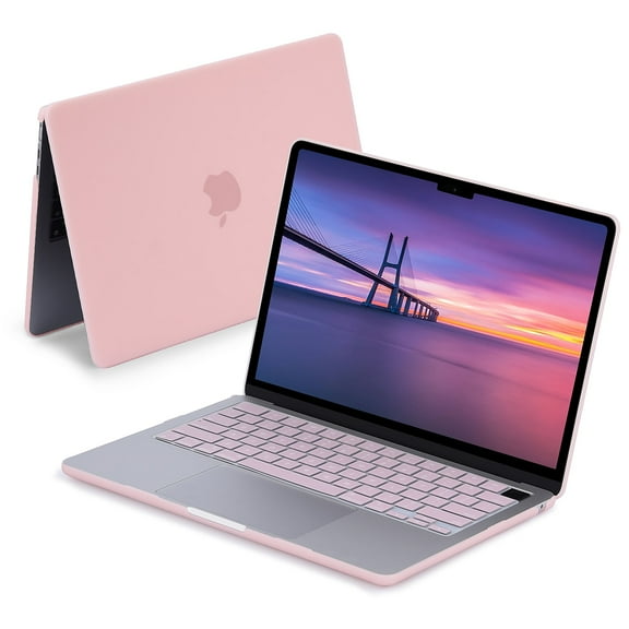 Techprotectus Hard-Shell Case with Keyboard Cover Rose Quartz Apple 13" Macbook Air
