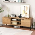 thumbnail image 5 of Costway 2-Door TV Stand with Charging Station Media Entertainment Center for TVs up to 65", 5 of 10