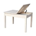 thumbnail image 4 of Roseberry Kids Wood Kids Table with Storage Underneath Top in Natural, 4 of 13