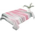 thumbnail image 2 of Pink Gray Table Cloth Waterproof Tablecloths, Contemporary Abstract Gradient Aesthetic Tablecloth Dining Table Cover for Kitchen Party Tabletop Outdoor, Rectangle Tablecloth 60x84 Inch, 2 of 9
