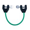 Lucky Bums Kids Easy Wedge Ski Bungee Cord Training Aid, Green