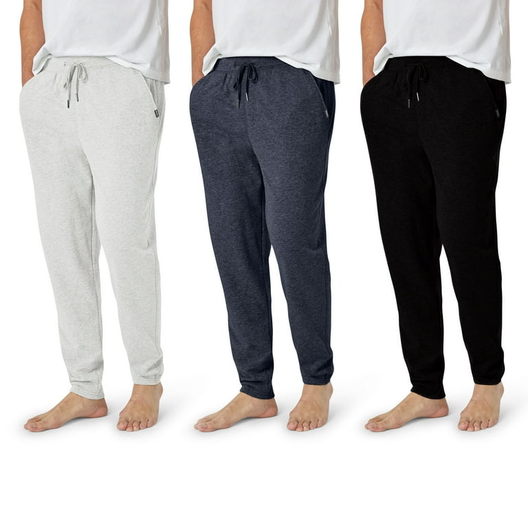 Eddie Bauer Men s 3 Pack Comfort Knit Jogger Sleep Lounge Pajama Pants with Drawstring and Pockets Walmart