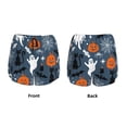 thumbnail image 3 of Balery Halloween Pantalones cortos deportivos para mujer con forro y dos bolsillos, elásticos, para entrenamiento, gimnasio, yoga-X-Large, 3 of 7