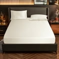 thumbnail image 1 of Pure Mulberry Silk 22 Momme Seamless Fitted Sheet, 1 of 9