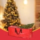 thumbnail image 5 of Bolsa Grande para Árboles de Navidad Artificiales de Hasta 122 X 38 X 50 Cm. Estuche Impermeable con Asas Reforzadas y Cremallera, Color Rojo y Verde., 5 of 7