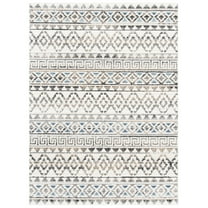 SAFAVIEH Sedona Brendanus Southwestern Area Rug, Ivory/Grey, 6' x 8'3"