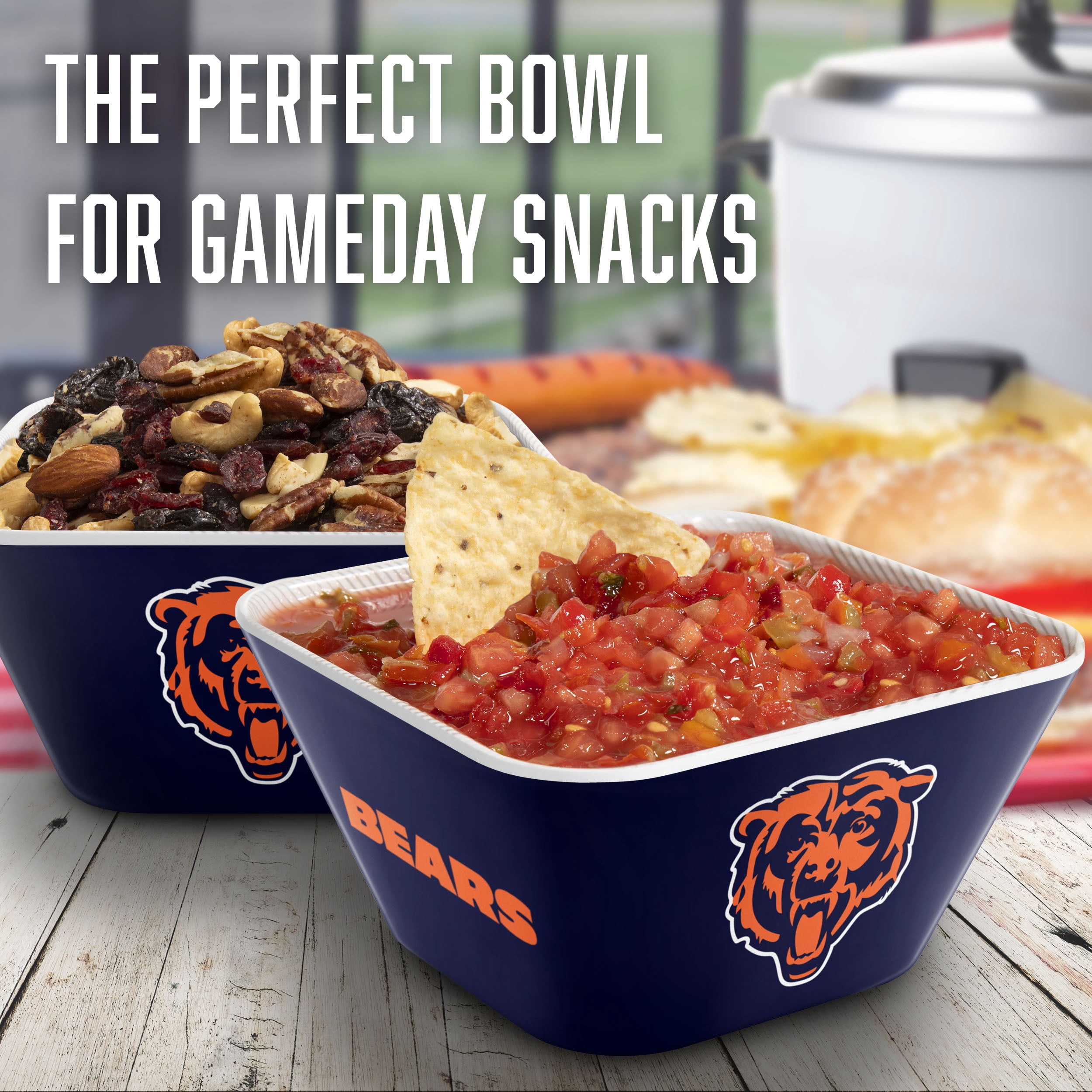 YouTheFan NFL Chicago Bears Small Snack Bowl