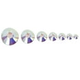 thumbnail image 3 of xinxixnxx 1400pcs/SS20 Glass Crystal Round Flat Back Rhinestones Gems White AB Acrylic, 3 of 7