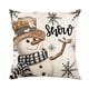 thumbnail image 3 of Funda de almohada de lino para decoración del hogar, cubierta de cojín de 45x45cm para sofá, coche, árbol de Navidad, alce, muñeco de nieve, Año Nuevo 2024, 3 of 4
