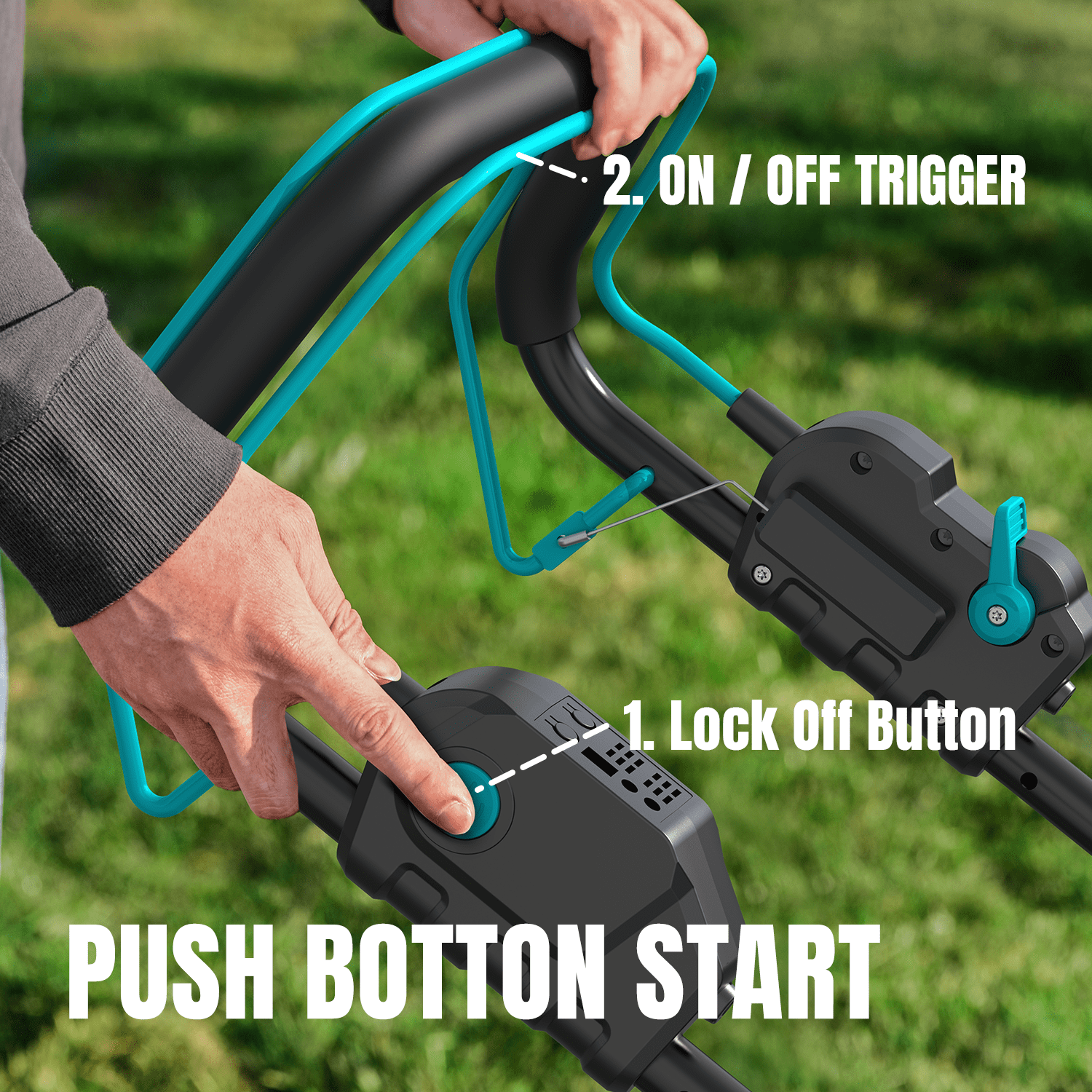 Mightymow Brushless Self-Propelled Lawn Mower, 2*20V 18" Cordless Lawn Mower, with 2*4.0Ah Battery& Dual Charger Included