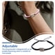 thumbnail image 5 of Juego de pulseras trenzadas Sonducket de concha ajustable para el Día de San Valentín Negro Plata, 5 of 6