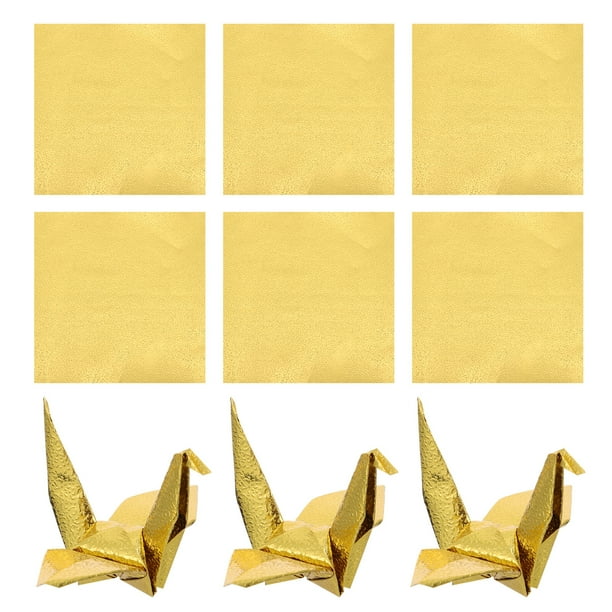 100 piezas de papel de origami cuadrado para manualidades, papel plegable para manualidades DIY