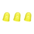 thumbnail image 3 of Sidaley Puntas de los dedos de la guitarra de silicona Protectores de dedos antideslizante Ukulele Fingerstall Protección de púas Type1 NO1, 3 of 6