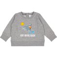 thumbnail image 2 of Inktastic Fort Myers Beach Florida Dolphin Baby Sweatshirt, 2 of 4