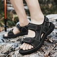 thumbnail image 2 of XDDST Black Beach Sandles New Outdoor Water Slippers for Dad's Casual Sports Beach Shoes, 2 of 7