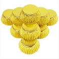 thumbnail image 5 of Mini 500 Piezas de Moldes para Cupcakes de Papel Plateado para Hornear Tazas para Hornear, Gruesos y Resistentes, Resistentes Al Aceite, Moldes para Muffins de Papel B, 5 of 5