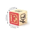 thumbnail image 3 of Juguete educativo: cubos de madera, figuras, números y letras, 3 of 4