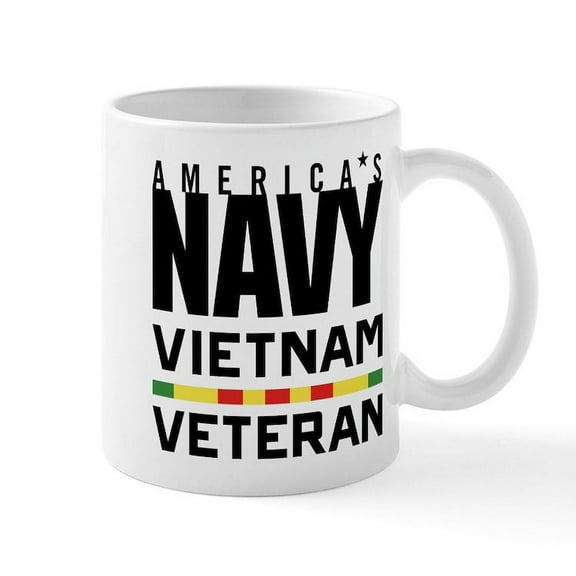 CafePress - America's Navy Vietnam Veteran - 11 oz Ceramic Mug - Novelty Coffee Tea Cup